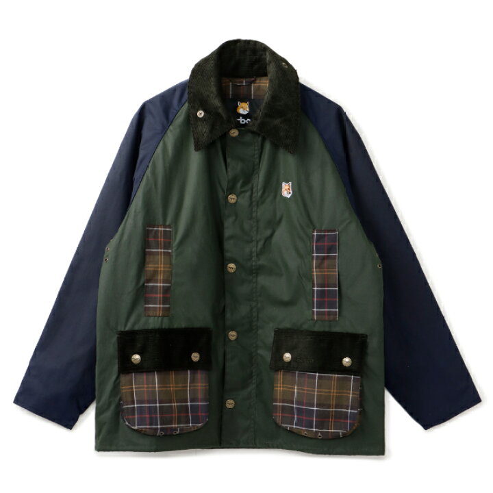BARBOUR x メゾンキツネ ビューフォートジャケット 