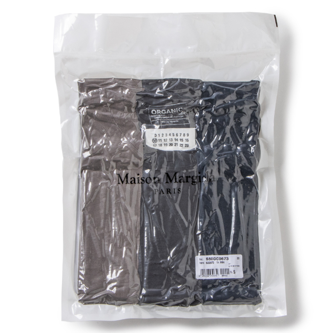 メゾン マルジェラ/MAISON MARGIELA シャツ アパレル メンズ T-SHIRT 3パックTシャツ SHADES OF BLACK  S50GC0673-S23973-964 | Import Brand Grace