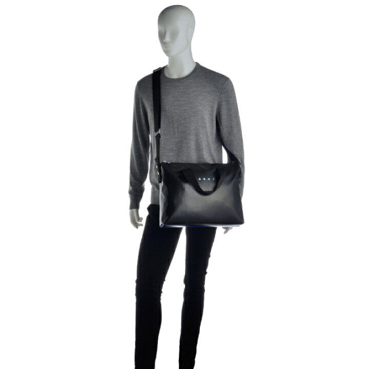 楽天市場】マルニ/MARNI バッグ メンズ ポリエステル ショルダーバッグ  