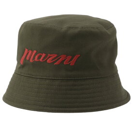 【SALE】マルニ/MARNI 帽子 メンズ コットン バケットハット SPHERICAL GREEN CLZC0110S0-UAC005-00V89