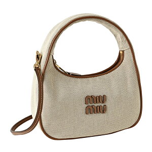�~���E�~���E/MIU MIU ���f�B�[�X �n���h�o�b�O�o�b�O �����_�[ �X���[�� �z�[�{�[�o�b�O �L�����o�X �~�j�o�b�O 2026�N�t�ĐV�� 5BC125-ACRN�y2601S�z