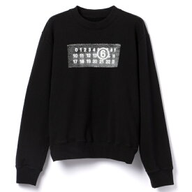 エムエムシックス メゾンマルジェラ/MM6 MAISON MARGIELA トレーナー アパレル メンズ SWEATSHIRT スウェット BLACK 2023年秋冬新作 SH0GU0007-S25537-900[050910COUP]