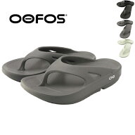 ウーフォス/OOFOS シューズ リカバリーサンダル Ooriginal ウーオリジナル トングサンダル 黒 グレー ブ…