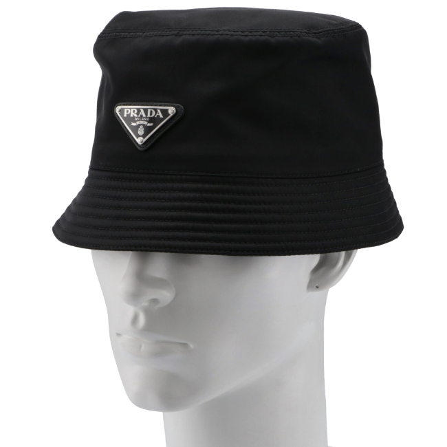 プラダ/PRADA 帽子 メンズ CAPPELLO バケットハット NERO 2HC137-2DMI-002 2022年春夏 | Import  Brand Grace