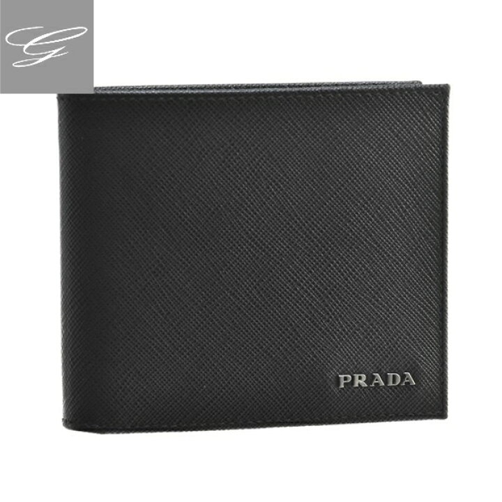 楽天市場】プラダ 二つ折り財布 PRADA 財布 メンズ サフィアーノビ 