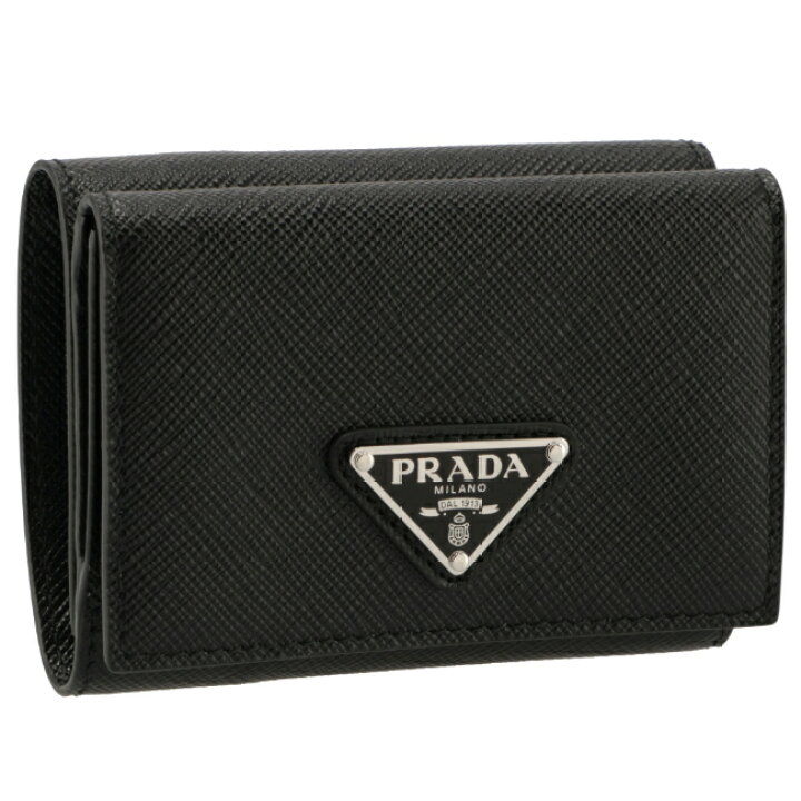 楽天市場】プラダ/PRADA 財布 メンズ 型押しカーフスキン 三つ折り財布  