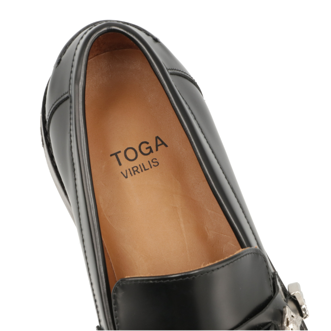 トーガ ビリリース/TOGA VIRILIS シューズ メンズ METAL LOAFER ローファー BLACK AJ826-9005  markdown | Import Brand Grace