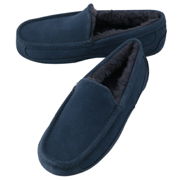 楽天市場】アグ/UGG シューズ メンズ ASCOT スリッポン DEEP OCEAN 