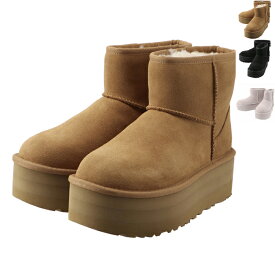 アグ/UGG ブーツ ムートンブーツ CLASSIC MINI PLATFORM 厚底 5cmヒール ショートブーツ 1134991-0003【返品交換不可】【26SSSALE】