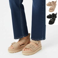 アグ/UGG レディース サンダル ゴールデンスター ヴィラ Goldenstar Villa 厚底 レザー バックストラップ…