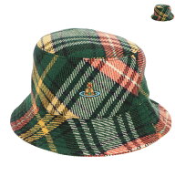 ヴィヴィアン ウエストウッド/VIVIENNE WESTWOOD レディース バケットハット チェック コーデュロイ オー…