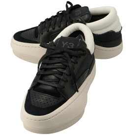 【SALE】ワイスリー/Y-3 シューズ メンズ Y-3 LUX BBALL LOW スニーカー BLACK/CLEAR BROWN/CORE WHITE IF7787-0009-0016