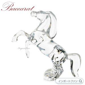 oJ ȂȂn NA NX^ 2102328 Baccarat Crystal Rearing Horse Clear Mtg v[g 