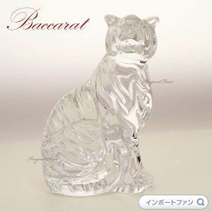 �o�J�� �N���X�^�� ���x �� �g�� �^�C�K�[ �Ƃ� �� �N���A Baccarat Zodiac Tiger Clear 2605028 �u�� �M�t�g �v���[���g ��