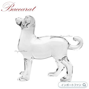 �o�J�� �N���X�^�� �� �N���A 2811187 Baccarat Zodiac Dog Clear �M�t�g �v���[���g ��