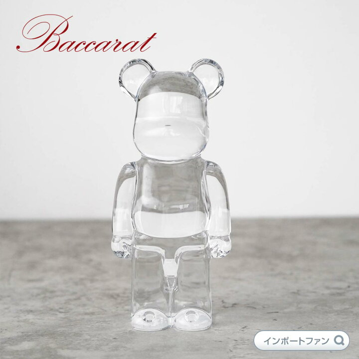 楽天市場】バカラ ベアブリック クリスタル くま 熊 BE@RBRICK クリア 