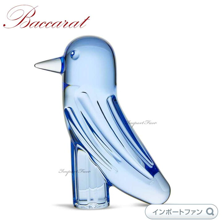 楽天市場】バカラ ファウナクリストポリス 青い鳥 ブルー クリスタル  
