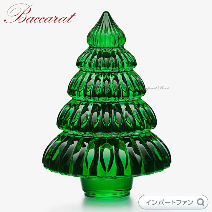 楽天市場】バカラ クリスマスツリー エンチャンティング グリーン 高さ 