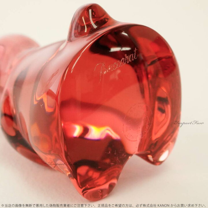 楽天市場】バカラ クリスタル 干支 兎 うさぎ 卯 レッド Baccarat 
