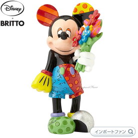 ブリット 花とミッキー 4058180 Disney by Romero Britto ギフト プレゼント □