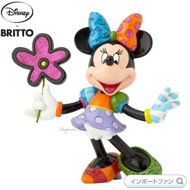 ブリット ミニー ウィズ フラワー ミニーマウス 花 4058181 Disney by Romero Britto ギフト プレゼント □