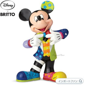 ブリット ミッキー 90周年アニバーサリーモデル ミッキーマウス 6001010 Disney by Romero Britto ギフト プレゼント □