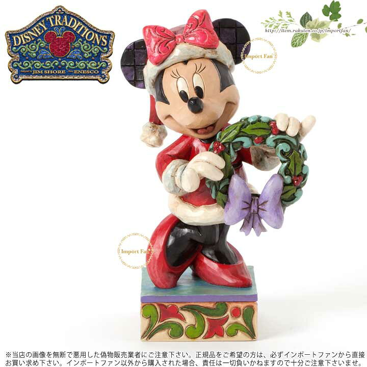 楽天市場】ジムショア サンタ ミニーマウス クリスマスのあいさつ 