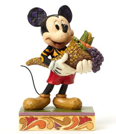 ジムショア ミッキーマウス 大量の祝福 ディズニー 4046029 Bountiful Blessings Autumn Mickey Mouse Figurine jim shore ギフト プレゼント □