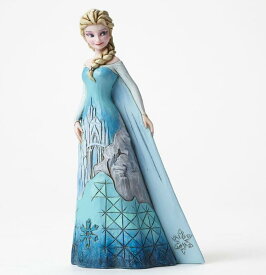 ジムショア エルサ 氷の城ドレスを着て アナと雪の女王 ディズニー 4046035 Fortress Of Frost Elsa With Ice Castle Dress Figurine jim shore ギフト プレゼント □