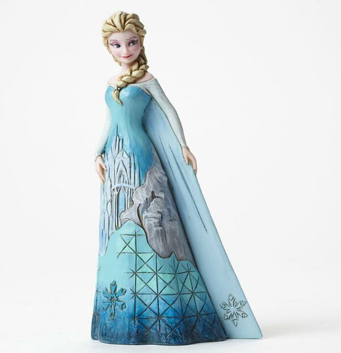 楽天市場 ジムショア エルサ 氷の城ドレスを着て アナと雪の女王 ディズニー Fortress Of Frost Elsa With Ice Castle Dress Figurine Jim Shore ギフト プレゼント Import Fan