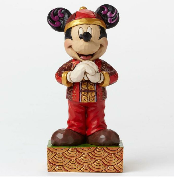 楽天市場 ジムショア ミッキーマウス 中国からの挨拶 ディズニー Greetings From China Mickey Mouse In China Figurine Jim Shore ギフト プレゼント Import Fan