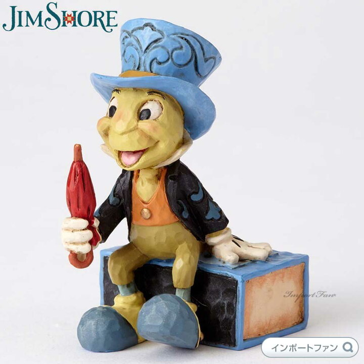 楽天市場 ジムショア ミニ ジミニー クリケット ディズニーの伝統 ピノキオ ディズニー Mini Jiminy Cricket Disney Traditions Jim Shore ギフト プレゼント ポイント最大42倍 お買い物マラソン セール Import Fan