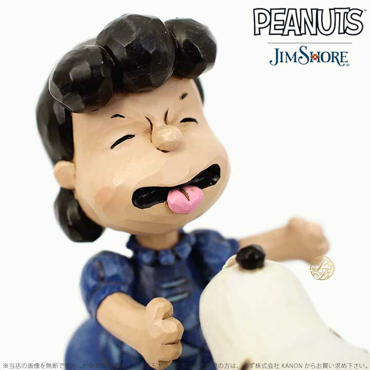 楽天市場 ジムショア ああ 犬のスヌーピーにキスされちゃった ルーシー Agh I Ve Been Kissed By A Dog Snoopy Kissing Lucy Jim Shore ギフト プレゼント Import Fan