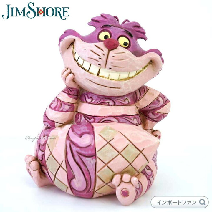 楽天市場 ジムショア 不思議の国のアリス チェシャ猫 ミニ チェシャ キャット ディスニー Mini Cheshire Cat Figurine Jim Shore 置物 ギフト プレゼント ポイント最大43倍 お買い物マラソン セール Import Fan