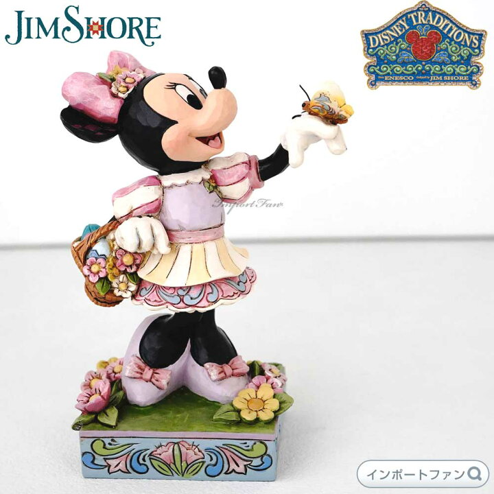 楽天市場】ジムショア イースターエッグを持ったミニー ディズニー 