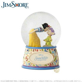 ジムショア 白雪姫とおとぼけ ウォーターボール スノードーム ディズニー 4060098 Snow White and Dopey Waterball jim shore ギフト プレゼント □