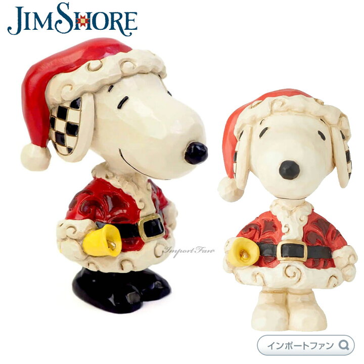 楽天市場】ジムショア スヌーピーサンタ ミニ クリスマス ピーナッツ  