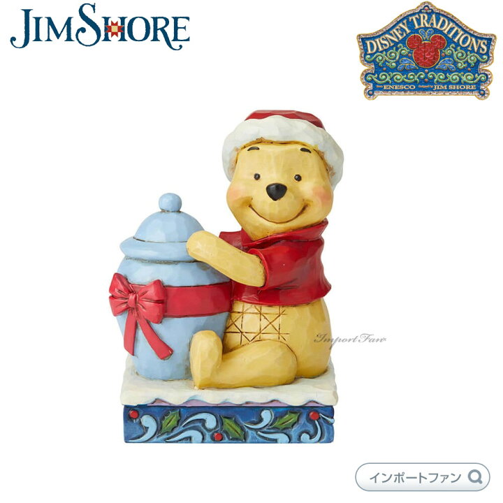 楽天市場 ジムショア くまのプーさん クリスマス サンタ プレゼント ディズニー Winnie The Pooh Christmas Jim Shore ギフト プレゼント Import Fan