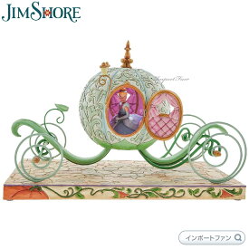 ジムショア シンデレラ ＆ カボチャの馬車 ライトアップ ディズニートラディション 6007055 JIM SHORE Disney Traditions ギフト プレゼント □