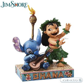 ジムショア リロ＆スティッチ オハナ ディズニートラディション 置物 4027136 Jim Shore Disney Traditions ギフト プレゼント □