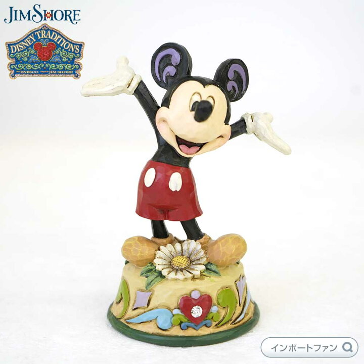 楽天市場 ジムショア 4月 ミッキーマウス ディズニー 誕生日祝いにおすすめ April Mickey Mouse Figurine Jim Shore ギフト プレゼント Import Fan 楽天市場 ジムショア 4月 ミッキーマウス ディズニー 誕生日祝いにおすすめ April Mickey Mouse Figurine Jim Shore ギフト プレゼント Import Fan