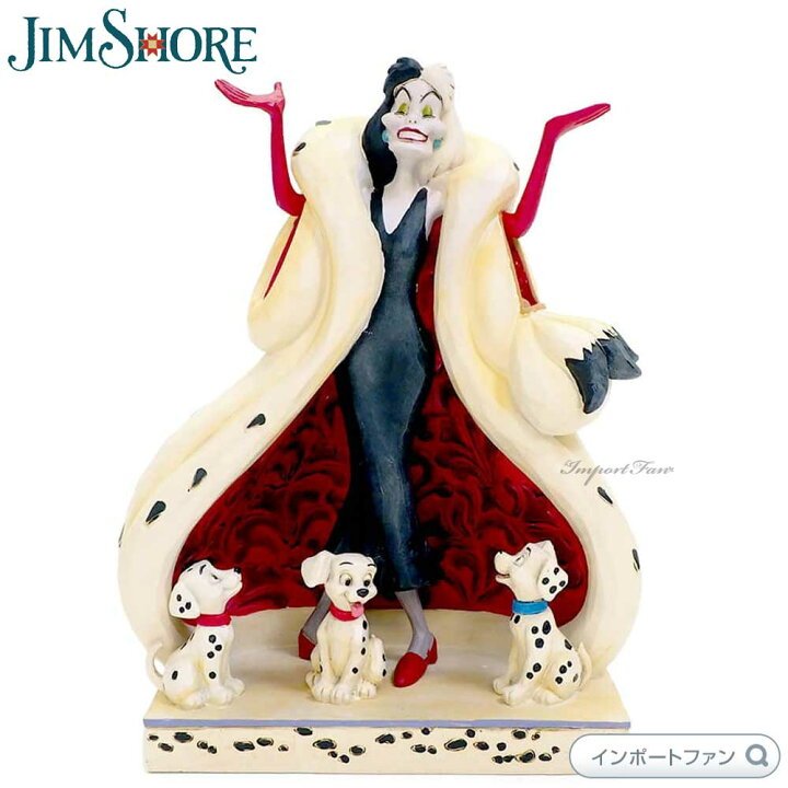 楽天市場】ジムショア クルエラ ヴィラン 101匹わんちゃん ディズニー 