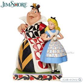 ジムショア アリス ＆ ハートの女王 ふしぎの国のアリス ディズニートラディション 置物 6008069 Jim Shore Disney Traditions ギフト プレゼント □