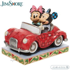 ジムショア ミッキー ＆ ミニー カー ディズニートラディション 置物 6010110 Jim Shore Disney Traditions ギフト プレゼント □