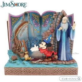 ジムショア ミッキー ストーリーブック ファンタジア 魔法使い ディズニートラディション 置物 6010883 Jim Shore Disney Traditions ギフト プレゼント □