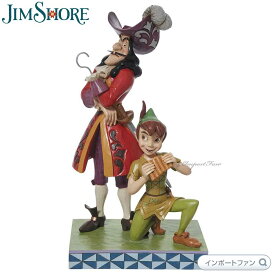 ジムショア ピーターパンとフック船長 ディズニートラディション 置物 6011928 JIM SHORE Disney Traditions ギフト プレゼント □