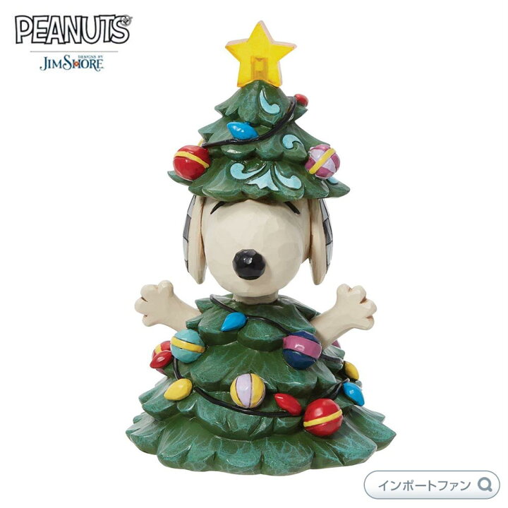 楽天市場】ジムショア スヌーピー クリスマスツリー クリスマス  