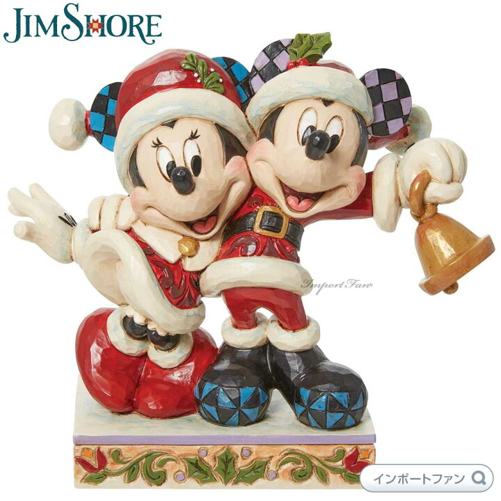 楽天市場】ジムショア ミッキー＆ミニー サンタ クリスマス ディズニー 