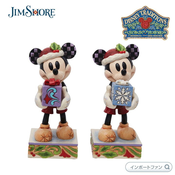 楽天市場】ジムショア サンタミッキーとプレゼント クリスマス 