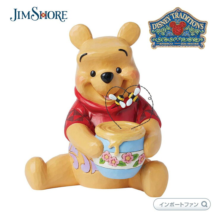 楽天市場】ジムショア くまのプーさん プー ウィズ ハニーポット ビー 
